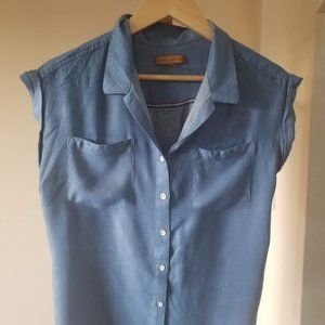 Lightweight Blue Button Up Shirt